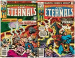 THE ETERNALS #1 CGC 7.0 AND RUN OF COMIC ISSUES #2-19, ANNUAL #1.