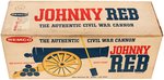 REMCO JOHNNY REB - THE AUTHENTIC CIVIL WAR CANNON BOXED TOY OLD STORE STOCK.