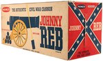 REMCO JOHNNY REB - THE AUTHENTIC CIVIL WAR CANNON BOXED TOY OLD STORE STOCK.