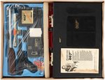 JAMES BOND SECRET AGENT 007 SHOOTING ATTACHÉ CASE BOXED W/FACTORY-SEALED CONTENTS.