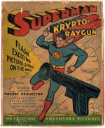 SUPERMAN KRYPTO-RAYGUN/PROJECTOR BOXED DAISY SET.