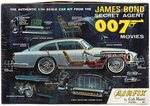 JAMES BOND SECRET AGENT 007 MOVIES - ASTON-MARTIN DB-5 FACTORY-SEALED BOXED MODEL KIT.