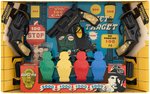 DRAGNET BADGE 714 TRIPLE-FIRE COMBINATION TARGET GAME IN BOX.