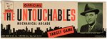 MARX ARCHIVES FILE COPY OFFICIAL THE UNTOUCHABLES MECHANICAL ARCADE TARGET GAME.