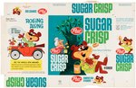 POST SUGAR CRISP FILE COPY CEREAL BOX FLAT FROM FUN 'N GAMES SERIES.