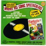 GOLDEN RECORD MARVEL AGE COMIC SPECTACULARS - FANTASTIC FOUR FACTORY-SEALED COMIC/RECORD SET.