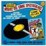 GOLDEN RECORD MARVEL AGE COMIC SPECTACULARS - AMAZING SPIDER-MAN RECORD & SHIPPING CARTON.