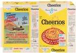 GENERAL MILLS CHEERIOS FILE COPY CEREAL BOX FLAT WITH "ATOMIC SUBMARINE" OFFER & PREMIUM.