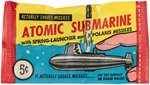 GENERAL MILLS CHEERIOS FILE COPY CEREAL BOX FLAT WITH "ATOMIC SUBMARINE" OFFER & PREMIUM.