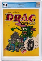 DRAG CARTOONS #1 JUNE-JULY 1963 CGC 9.4 NM (FILE COPY).