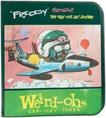 WEIRD-OHS FREDDY FLAMEOUT VINYL-COVERED BINDER.