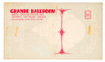 GRATEFUL DEAD GRANDE BALLROOM CONCERT POSTCARD.