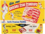 HOT DOGS BASEBALL PREMIUMS STORE SIGNS & LETTER.
