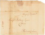 ALEXANDER HAMILTON 1791 SIGNED LETTER AS TREASURY SECRETARY.