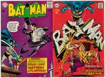 BATMAN LOT OF 22 SILVER AGE COMIC BOOK ISSUES.