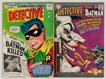 DETECTIVE COMICS LOT OF 25 SILVER AGE COMIC BOOK ISSUES.