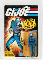 G.I. JOE: A REAL AMERICAN HERO - COBRA COMMANDER SERIES 2/20 BACK AFA 95 MINT (RARE EXPLOSION BACK).