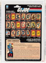 G.I. JOE: A REAL AMERICAN HERO - COBRA COMMANDER SERIES 2/20 BACK AFA 95 MINT (RARE EXPLOSION BACK).