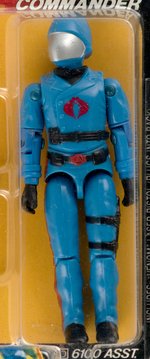 G.I. JOE: A REAL AMERICAN HERO - COBRA COMMANDER SERIES 2/20 BACK AFA 95 MINT (RARE EXPLOSION BACK).