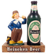 "HEINEKEN BEER" LARGE FIGURAL DISPLAY.