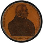 TAYLOR "OLD ROUGH AND READY" 1848 CAMPAIGN SNUFF BOX.