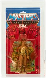 MASTERS OF THE UNIVERSE - TEELA SERIES 2/12 BACK AFA 85 Y-NM+.