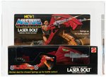 MASTERS OF THE UNIVERSE - LASER BOLT SERIES 5 VEHICLE AFA 75 EX+/NM.