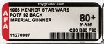 POWER OF THE FORCE - IMPERIAL GUNNER 92 BACK AFA 80+ Y-NM.