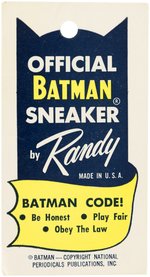 BATMAN SNEAKERS BY RANDY BOXED.