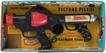 BATMAN PICTURE PISTOL BOXED BATTERY-OPERATED FILM PROJECTOR GUN.