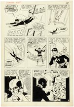 DYNAMO #1 PG 58 COMIC BOOK PAGE ORIGINAL ART BY JOHN GIUNTA.