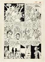 DYNAMO #4 PG 49 COMIC BOOK PAGE ORIGINAL ART BY CHIC STONE.