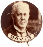"DAVIS" 1924 SEPIA TONED REAL PHOTO BUTTON HAKE #2011.