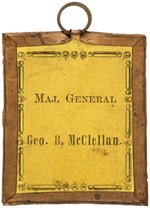McCLELLAN 1861 PORTRAIT TINTYPE BY ABBOTT.