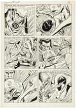 T.H.U.N.D.E.R. AGENTS #2 PG 50 COMIC BOOK PAGE ORIGINAL ART BY MIKE SEKOWSKY.