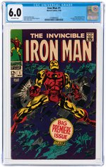 IRON MAN #1 MAY 1968 CGC 6.0 FINE.