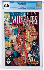 NEW MUTANTS #98 FEBRUARY 1991 CGC 8.5 VF+ (FIRST DEADPOOL).