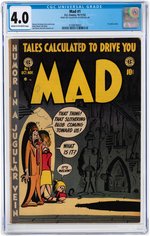 MAD #1 OCTOBER-NOVEMBER 1952 CGC 4.0 VG.