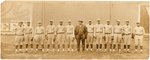 1916 CHICAGO AMERICAN GIANTS PANORAMIC PHOTO W/HOFERS RUBE FOSTER, POP LLOYD & PETE HILL.
