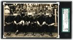 1907 CHICAGO LELAND GIANTS TEAM REAL PHOTO POSTCARD W/HOFERS RUBE FOSTER/PETE HILL SGC 20 FAIR 1.5.