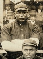 1907 CHICAGO LELAND GIANTS TEAM REAL PHOTO POSTCARD W/HOFERS RUBE FOSTER/PETE HILL SGC 20 FAIR 1.5.