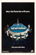 STAR WARS "BIRTHDAY" ONE SHEET MOVIE POSTER.