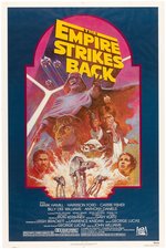 STAR WARS: THE EMPIRE STRIKES BACK RE-RELEASE ONE SHEET MOVIE POSTER PAIR.