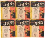 HARVEY COMICS CHARACTER BOXED GUND PUPPETS.