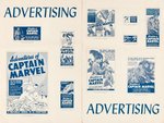 ADVENTURES OF CAPTAIN MARVEL MOVIE SERIAL PRESSBOOK PAIR.