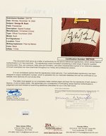 GEORGE W. BUSH SIGNED "OFFICIAL TOUCHDOWN 2000" FOOTBALL.