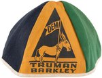 "TRUMAN BARKLEY" RARE 1948 DONKEY DESIGN BEANIE HAT.