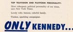 "KENNEDY... ONLY KENNEDY" SCARCE 1956 DEMOCRATIC NATIONAL CONVENTION CAMPAIGN BROCHURE.