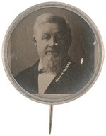 "JOHN M. PALMER" RARE REAL PHOTO 1892 HOPEFUL BUTTON.