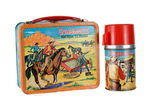 "GUNSMOKE" METAL LUNCH BOX W/THERMOS.